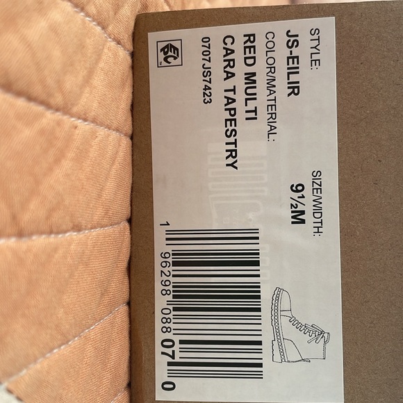 Patchwork lace up combat bootie - Picture 10 of 10